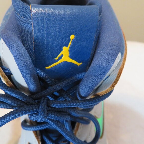 Nike Air Jordan 1 Nouveau Dunk from Above 23 Blue High Tops main image 4